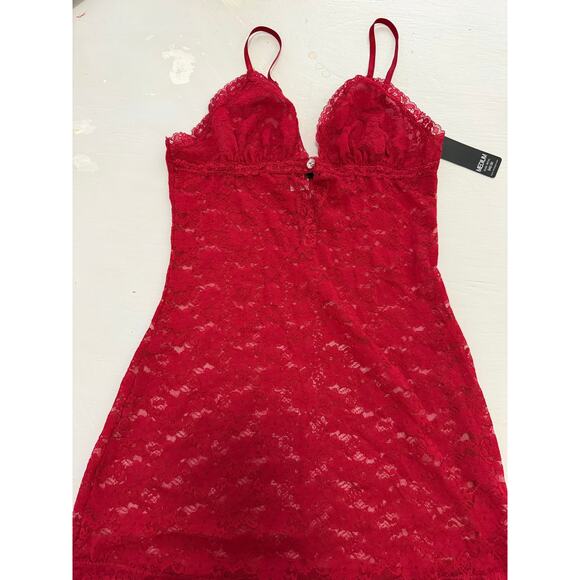 NWT sexy red Rampage lingerie sz M w adjustable straps - Picture 1 of 13